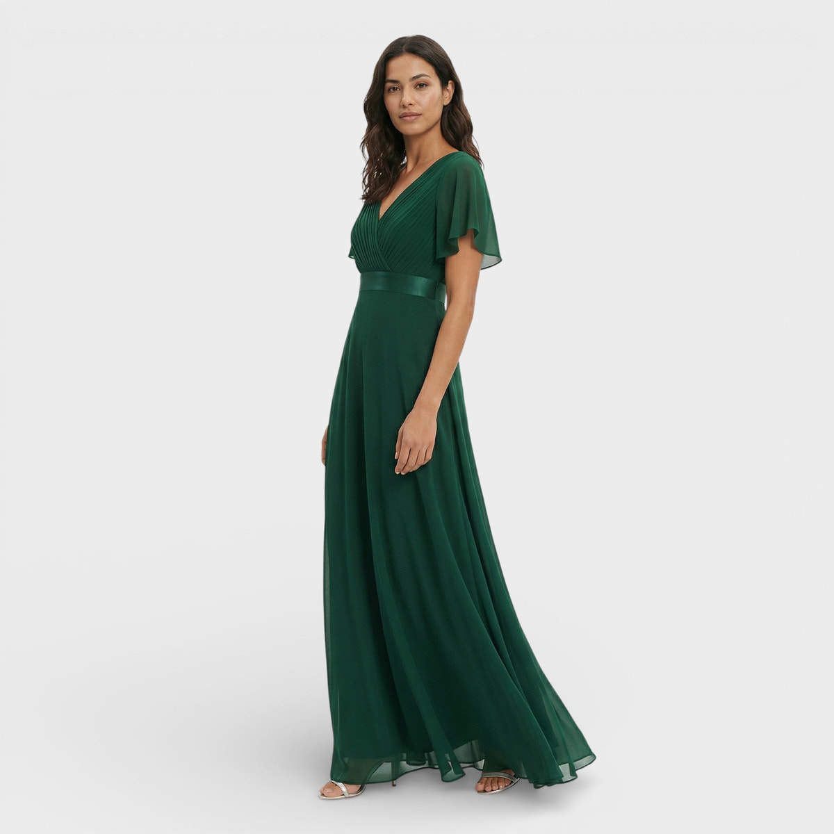 Emilia | Sukienka maxi damska z dekoltem V